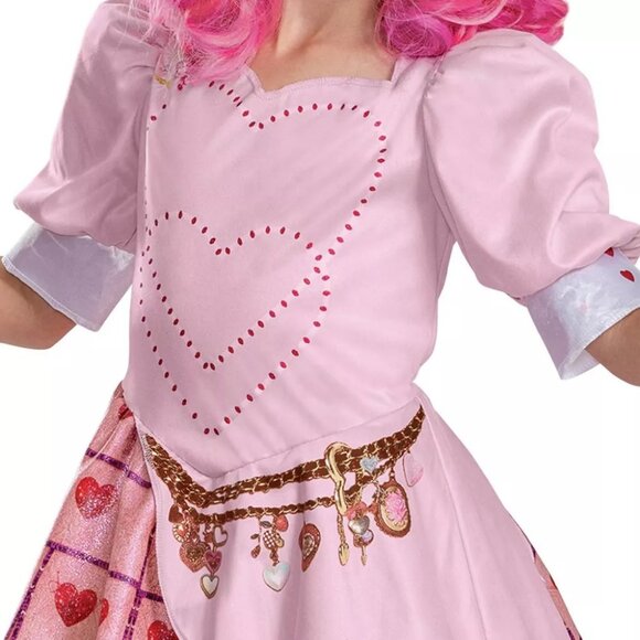 Girls Descendants: The Rise of Red BRIDGET Costume Dress Size 4/6 7/8 10/12 NWT - Picture 3 of 4